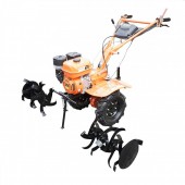 OEM DISPM72 Motocultor 7.5 CP cu freza, motor benzina 4 timpi, viteze 2+1, transmisie pinioane, latime lucru 100cm, roti 4.00-8 Breckner Germany