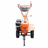 OEM DISPM72 Motocultor 7.5 CP cu freza, motor benzina 4 timpi, viteze 2+1, transmisie pinioane, latime lucru 100cm, roti 4.00-8 Breckner Germany
