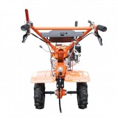 OEM DISPM72 Motocultor 7.5 CP cu freza, motor benzina 4 timpi, viteze 2+1, transmisie pinioane, latime lucru 100cm, roti 4.00-8 Breckner Germany