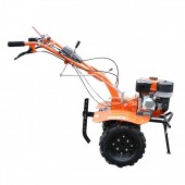 OEM DISPM72 Motocultor 7.5 CP cu freza, motor benzina 4 timpi, viteze 2+1, transmisie pinioane, latime lucru 100cm, roti 4.00-8 Breckner Germany