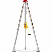OEM DJPJYSJJ2600T2F4PV0 Trepied de salvare si lucru, pentru protectia muncii in canalizari, Capacitate vertical 180 kg, Lungime 30 m, Ham si troliu