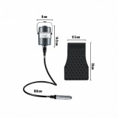 OEM DMJOC380W-Q8EQ8OYV2 Polizor cu arbore flexibil si pedala, Profesional 380 W, 500-23000 rpm, lungime 100 cm, Gama mandrinei 0.3-6.5 mm