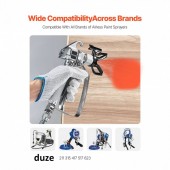 OEM GYWQPTJRGJPJNLZF8V0 Pistol de vopsit cu duza 517, Otel/Aluminiu, 248 Bar