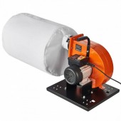 OEM JCQ1HPLSDTBD6SWIQV2 Colector de praf/rumegus fin pentru ateliere, putere 1 CP, Capacitate sac 80 l, 2800 rpm, 4 x roti