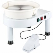 OEM SJS11INCH220VY2ADV2 Roata de olarit profesionala electrica, cu pedala, 350 W, diametru placa 28 cm, picioare telescopice