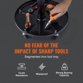 OEM XCDKDGDYXY5257WDRV0 Scaun mobil service auto, 5 x roti, Inaltime reglabila 406-559 mm, max 113 kg