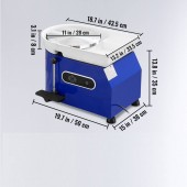 OEM XSLPJSDJTLS454MNTV2 Roata de olarit profesionala electrica, cu pedala, 450 W, diametru placa 28 cm, 60-300 rpm, max 8 kg, accesorii incluse