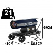 OMS 108503 Generator de aer cald diesel BullMach BM-DDH, 30 kW, 720mc/h