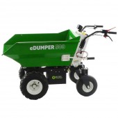 OMS 110968 Roaba electrica GreenBay, 1 kW, 48 V, 20 Ah, viteza 5 km/h, capacitate 500 kg, basculabila hidraulic