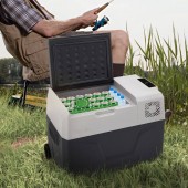 OMS BX-YSSCZBXSH-XC30V2 Lada frigorifica cu compresor Troller, Bluetooth, USB, Led, 12/24 V DC, 110-240 V AC, capacitate 30 l, -20 â„ƒ pana la 20 â„ƒ, 631 x 378 x 375 mm