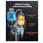 OMS CLZJPDJ40MMKUHBJ6V2 Masina de gaurit magnetica, 1400 W, 810 rpm, 12500 N, diametru gaurire 40 mm, Sistem racire