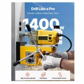 OMS CLZJPDJ40MMKUHBJ6V2 Masina de gaurit magnetica, 1400 W, 810 rpm, 12500 N, diametru gaurire 40 mm, Sistem racire