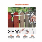 OMS GYWQPTJRGJPJ60PDZV0 Pistol si furtun pentru vopsit, 15.2 m, 248 Bar, 5 x duze 211, 315, 417, 517, 623, Tije prelungitoare 30, 50, 60 cm, Otel/Aluminiu