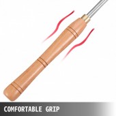 OMS MGCDMBKHTWJT00001V0 Set 5 dalti pentru strunguri lemn, Otel HSS, maner lemn, carbura cu forma de diamant