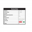 Pendul Quantum Chrome-2, max. 60 W, sticla, diametru 220 mm, efect 3D