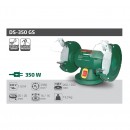 Polizor de banc DWT DS-350GS, putere 350 W, 2950 rpm, diametru disc 200 mm