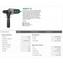 Polizor drept, ax lung, biax puternic 600W, DWT GS06-27LV