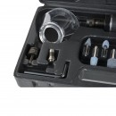 Polizor drept pneumatic Geko G03142, disc 75 mm, accesorii si valiza transport