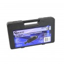 Polizor drept pneumatic Geko G03142, disc 75 mm, accesorii si valiza transport