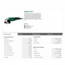 Polizor unghiular 125mm, 860W, DWT WS08-125T  