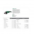 Polizor unghiular 230mm, 2400W, DWT WS24-230T 