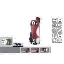 Pompa de apa murdara submersibila Raider RD-WP38, Inox, 750 W