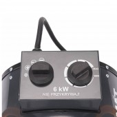 Powermat PM1019 Tun de caldura industrial ceramic, Trifazat 400V, Trepte putere 40 / 3000 / 6000 W, debit aer 380 mÂ³/h