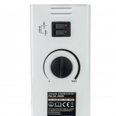 Powermat PM1190 Convector electric, 3 trepte de putere 750/1250/2000 W, Alb, montare Perete/Podea