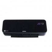 Powermat PM1250 Aeroterma de perete ceramica, Telecomanda, 0 / 1000 W / 2000 W, LCD, termometru, Timer, Negru