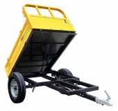 ProGarden 4681000001 ProGARDEN Campo RM500CT remorca 500kg minitractor, 1 osie, prindere cupla