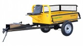 ProGarden 4681000003 ProGARDEN Alpine RM500T Remorca cu tractiune 500kg cu obloane, 1 osie, prindere bolt pentru motocultor