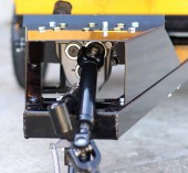 ProGarden 4681000003 ProGARDEN Alpine RM500T Remorca cu tractiune 500kg cu obloane, 1 osie, prindere bolt pentru motocultor