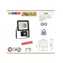 Proiector Led cu senzor Puma/S-10, putere 10 W, 500 lm, IP 65
