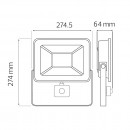 Proiector Led cu senzor Puma/S-100, putere 100 W, 5000 lm, IP 65