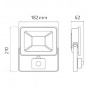 Proiector Led cu senzor Puma/S-30, putere 30 W, 1500 lm, IP 65