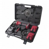Raider 021106 Polizor unghiular cu 2 acumulatori 20Vx 5Ah, 125mm, motor fara perii