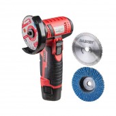 Raider 030166 Minipolizor unghiular cu acumulator12V, 2Ah , disc 75x10mm