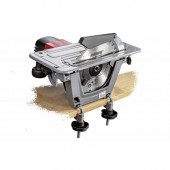 Raider 052130 Fierastrau circular, montabil pe banc de lucru, 1800 W, Taiere la unghi, diametru disc 200 mm