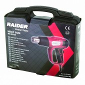 Raider 074311 Pistol de aer cald Raider RDP-HG22, putere 2000W, 2 trepte 