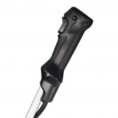 Raider 075736 Trimmer electric cu acumulator, lama si fir, Li-Ion, 4 Ah, Diametru taiere 255/330 mm, Pliabil