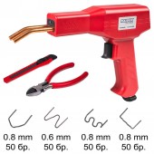 Raider 076206 Aparat de lipit plastic cu capse 60W, 700Â°C, LED in set