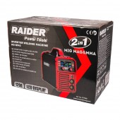 Raider 077240 Aparat sudura 2 in 1, inverter MMA 120 si MIG/MAG fara gaz 
