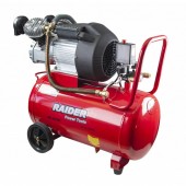 Raider 089406 Compresor aer Raider 50 L, 2200W, 356l/min, 230V, 8 bar