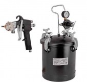 Raider 089915/ Pistol de vopsit cu rezervor 10L, Raider RD-PT02