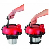 Raider 090310 Aspirator industrial umed/uscat Raider RD-WC04, Inox, 1300W, 30L, priza de putere pentru unelte