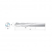 Raider 150664 Burghiu pentru metal Raider 150664, HSS+TIN, diametru 4.5mm