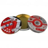 Raider 160157 Set 10 discuri pentru taiat metal 115Ñ…1.0, A60T, inox 