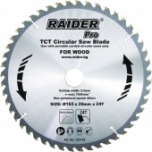 Raider 163143 Disc pentru fierastrau circular, Raider 163143, dinti din tungsten, 165x20mm24T