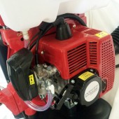 Raider 98101 Atomizor cu motor si pompa booster Raider RD-KMD02, rezervor 14L, inaltime pulverizare 10m, 3 CP