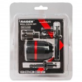 Raider 999903 Mandrina rapida metalica 1/2 13mm, cu 3 adaptoare 